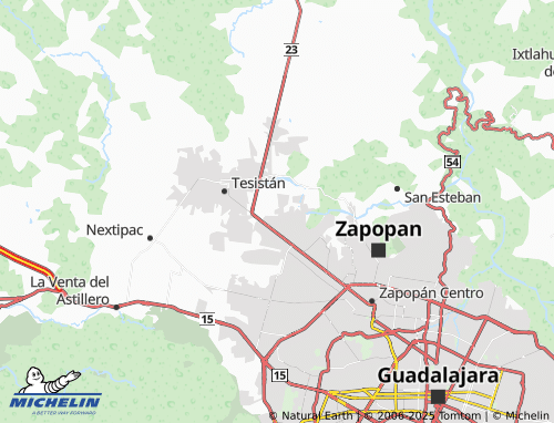 Mapa MICHELIN Villas del Valle - ViaMichelin