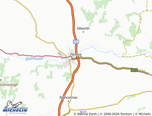 Mapa MICHELIN Fermoy - ViaMichelin