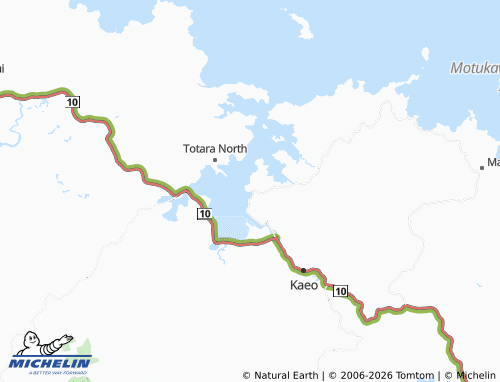 Mapa MICHELIN Whangaroa - ViaMichelin