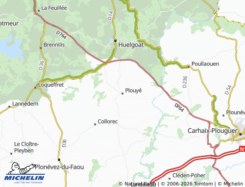 Mappa MICHELIN Plouyé - ViaMichelin