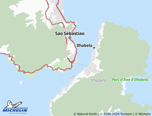 Mapa MICHELIN Praia do Centro - ViaMichelin