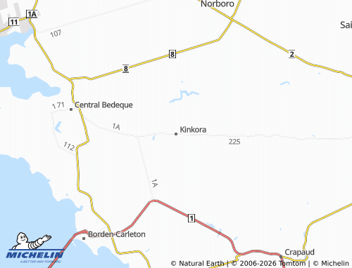 MICHELIN Kinkora map - ViaMichelin