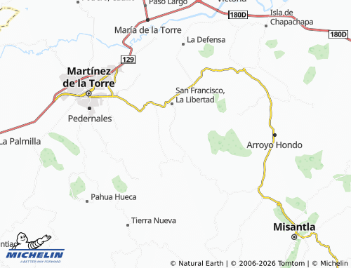 Mapa MICHELIN Emiliano Zapata, Francisco Sarabia - ViaMichelin