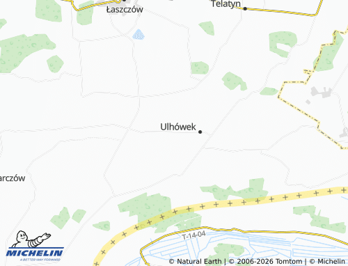 Carte MICHELIN Ulhówek Wieś - ViaMichelin
