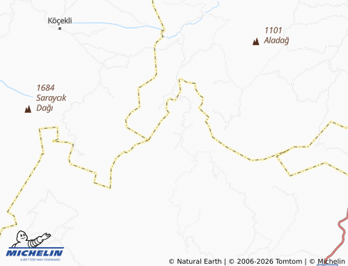 Mappa MICHELIN Çal - ViaMichelin