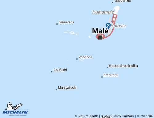 MICHELIN Vaadhoo map - ViaMichelin