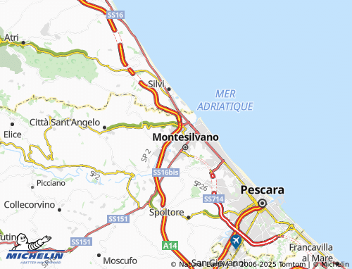 MICHELIN San Martino Bassa map - ViaMichelin