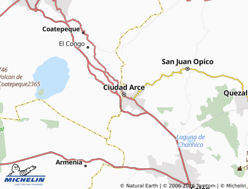 MICHELIN-Landkarte Ciudad Arce - ViaMichelin