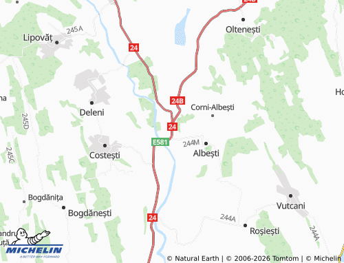 Carte MICHELIN Crasna - ViaMichelin