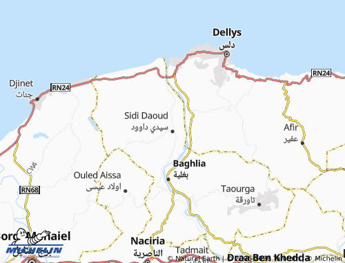 Carte MICHELIN Sidi Daoud - ViaMichelin