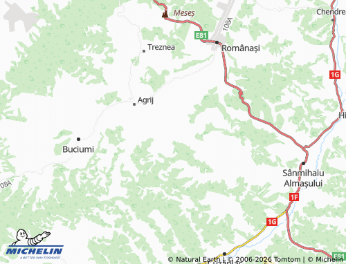 Mapa MICHELIN Răstolțu Deșert - ViaMichelin