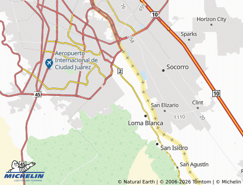 Mappa MICHELIN Tierra Nueva - ViaMichelin