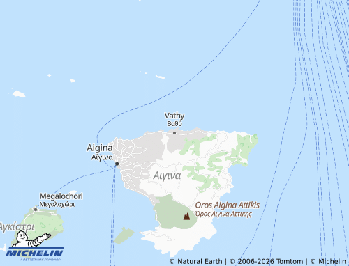MICHELIN Vathy map - ViaMichelin