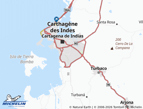 Carte MICHELIN María Cano - ViaMichelin
