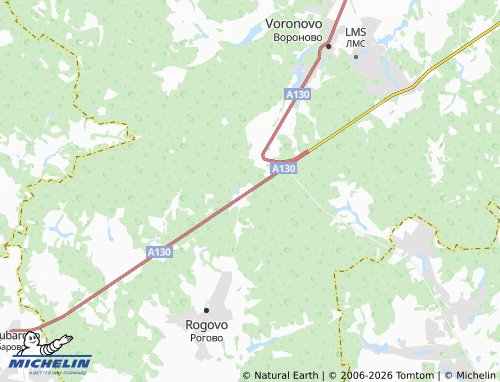 Carte MICHELIN Kresty - ViaMichelin