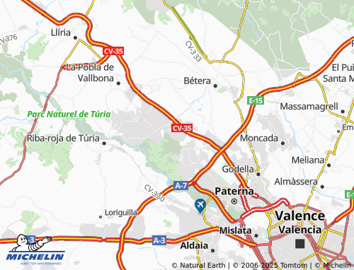 MICHELIN Colinas de San Antonio map - ViaMichelin