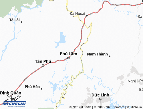 MICHELIN Phú Bình map - ViaMichelin
