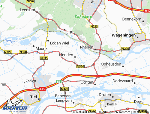Carte MICHELIN Lienden - ViaMichelin
