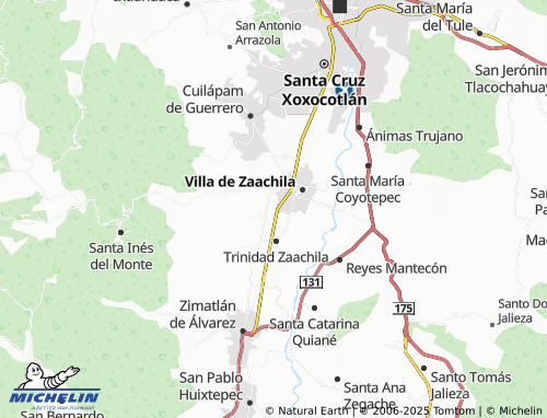 MICHELIN Valle del Ángel map - ViaMichelin
