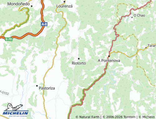 MICHELIN-Landkarte As Rodrigas - ViaMichelin