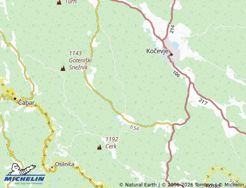 MICHELIN Primoži map - ViaMichelin