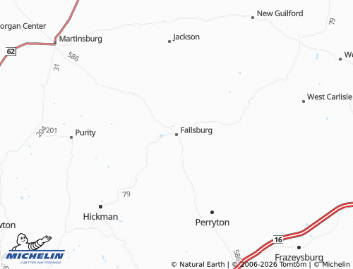 Mappa MICHELIN Fallsburg - ViaMichelin