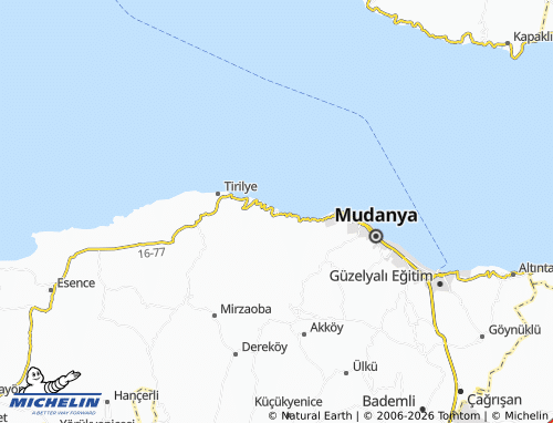 MICHELIN Kumyaka map - ViaMichelin