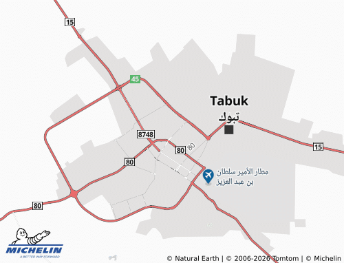 Kaart MICHELIN al-Murouj al-Thalith - ViaMichelin