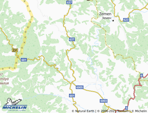 MICHELIN Polska Skakavitsa map - ViaMichelin