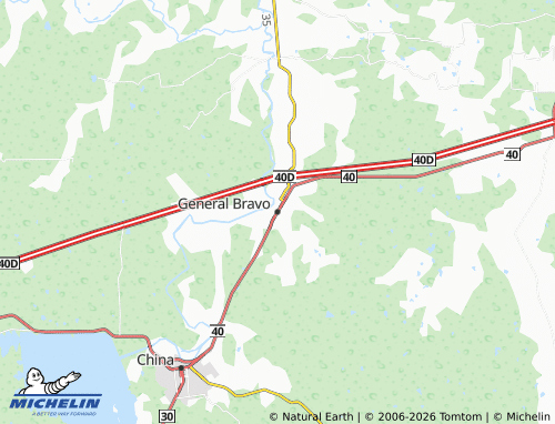 MICHELIN General Bravo map - ViaMichelin