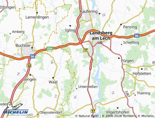 Mappa MICHELIN Erpfting - ViaMichelin