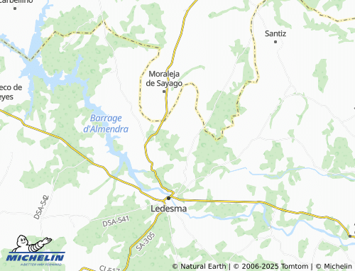 MICHELIN La Samasa map - ViaMichelin