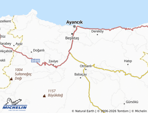 MICHELIN Akçakese map - ViaMichelin