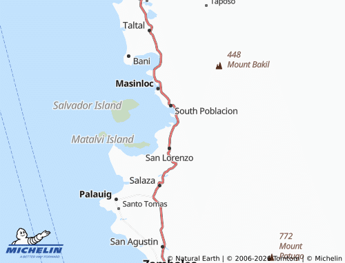 MICHELIN Bamban map - ViaMichelin