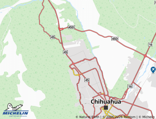 MICHELIN Laderas map - ViaMichelin