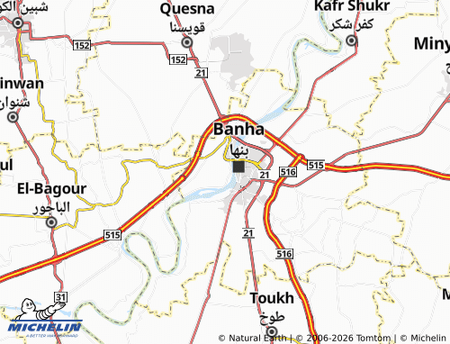 MICHELIN Bata map - ViaMichelin
