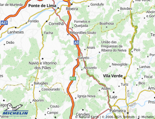 MICHELIN Vilela map - ViaMichelin