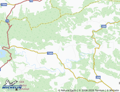 MICHELIN-Landkarte Rupcha - ViaMichelin