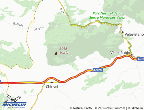 Kaart MICHELIN El Mojonar - ViaMichelin