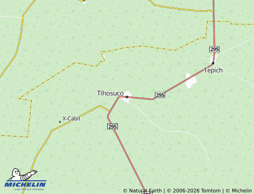 Mapa MICHELIN Tihosuco - ViaMichelin