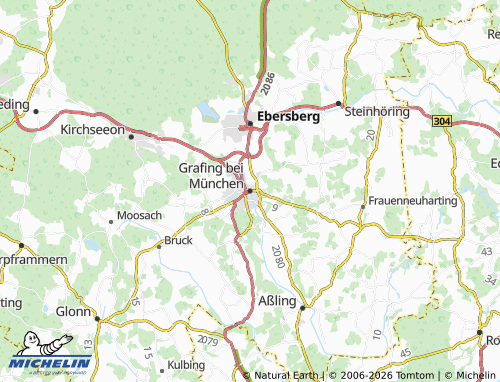 Mappa MICHELIN Grafing bei München - ViaMichelin