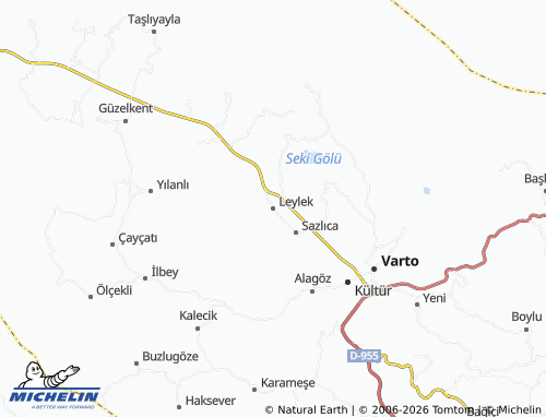 MICHELIN Leylek map - ViaMichelin