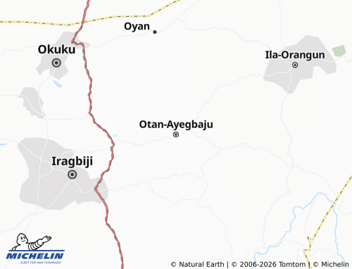 Mappa MICHELIN Otan-Ayegbaju - ViaMichelin