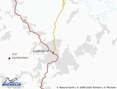 MICHELIN-Landkarte Mdikane - ViaMichelin