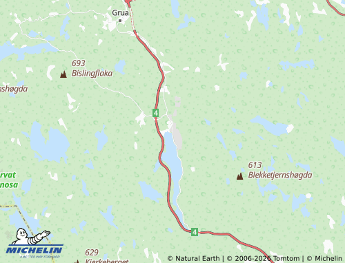 MICHELIN Harestua map - ViaMichelin