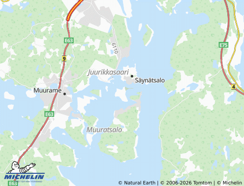 MICHELIN Lehtisaari map - ViaMichelin