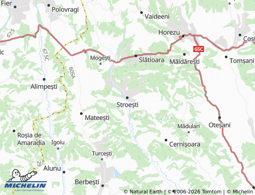 Mappa MICHELIN Stroești - ViaMichelin
