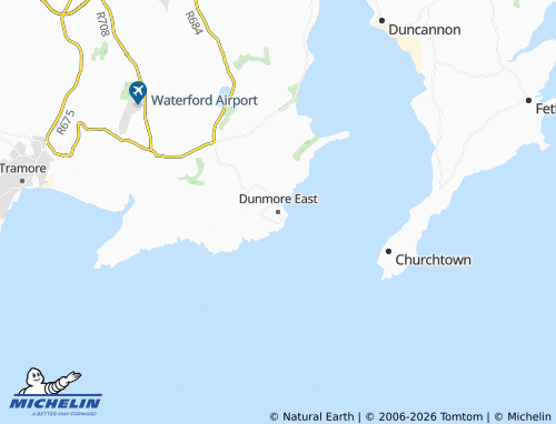 Mappa MICHELIN Dunmore East - ViaMichelin