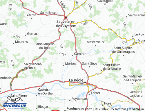 MICHELIN Camiran map - ViaMichelin