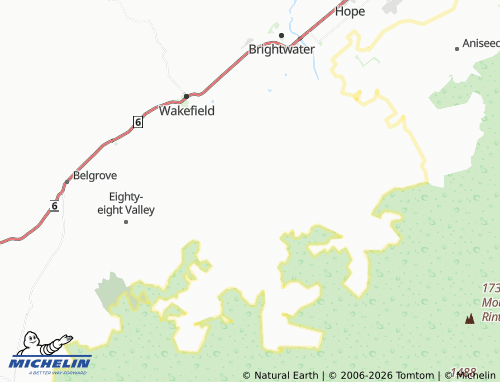Mapa MICHELIN Wairoa Valley - ViaMichelin